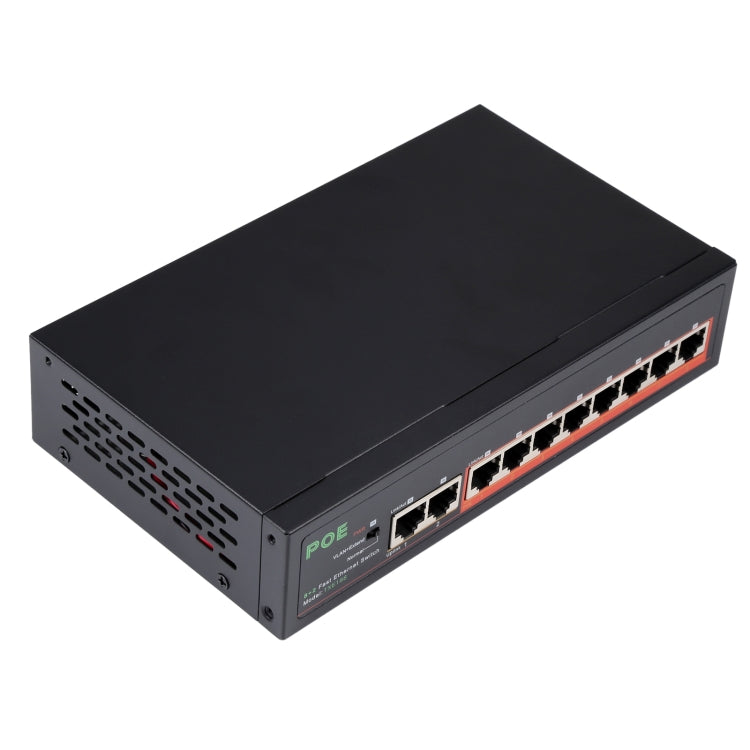 8 Ports 10/100Mbps POE Switch IEEE802.3af Power Over Ethernet Network Switch for IP Camera VoIP Phone AP Devices, 8 Ports Black 8 Ports 10/100Mbps POE Switch IEEE802.3af Power Over Ethernet Network Switch for IP Camera VoIP Phone AP Devices, 8 Ports Black